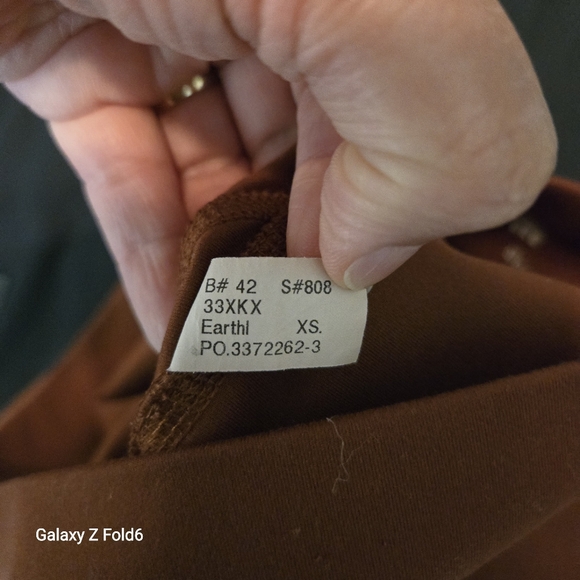 All In Motion Earth Brown High-Rise Pocketed Leggings XS | Eco Athletic‎ Yoga - Picture 5 of 9